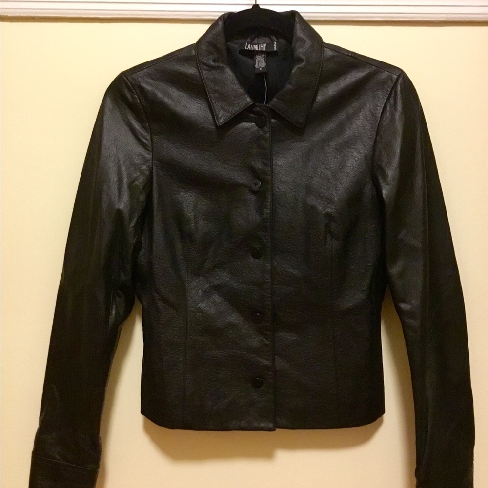 Leather Jacket - Laundry by Shelli Segal
